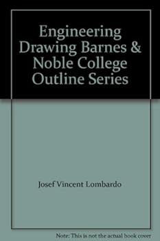 Paperback Engineering Drawing Barnes & Noble College Outline Series Book