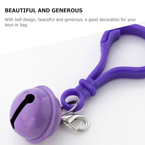 Pendentifs de cloche mignons et attache rétractable pour porte-clés - 2