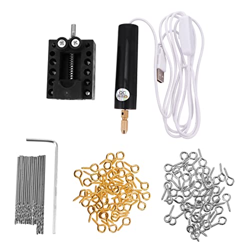 Mini perceuse électrique USB pour bricolage avec ses accessoires de perçage - 2