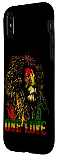 Iphone X/Xs One Love Rasta Reggae Music Hippie Rastafarian Lion Of Judah Case #TOP1