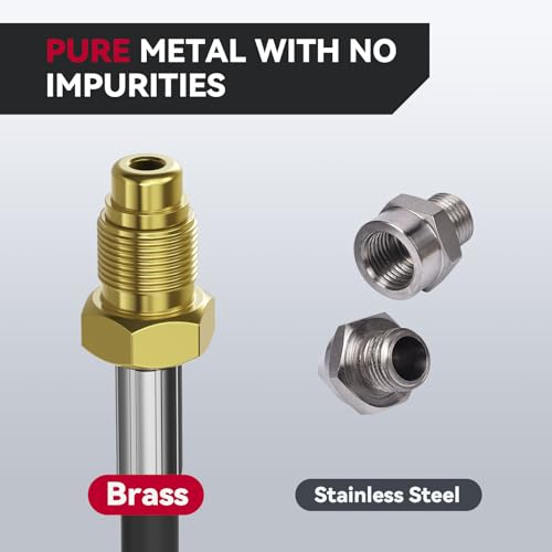 ARCCAPTAIN Inert Gas Welding Hose 10FT, Argon CO2 Gas Regulator Adapter Hose, 5/8