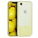 Produktbild kwmobile Apple iPhone XR Hülle - Slim Handy Schutzhülle - Hard Cover Case Handyhülle für Apple iPhone XR - Pastellgelb matt Gelb