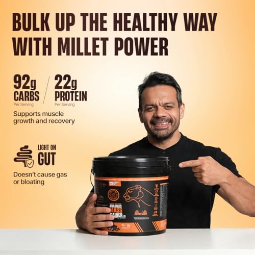 Image of BeastLife High Protein Mass /Weight Gainer | 5 KG | Belgian Chocolate | NABL LAB Tested | For Muscle Gain & Fast Growth | Cereal-Based Formula, No Maltodextrin | India's #1 Cereal Based Bulk Gainer