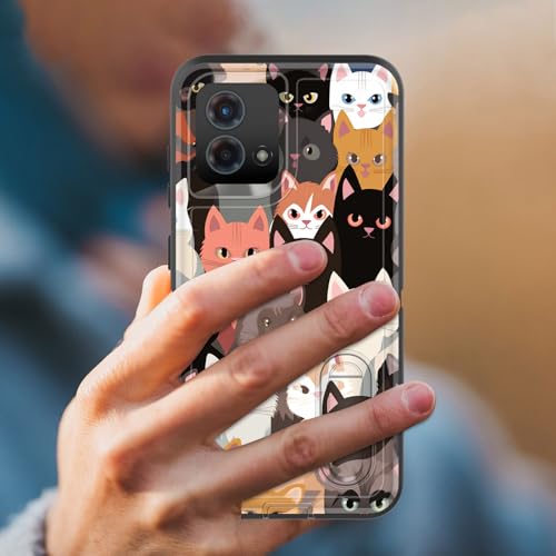 BFUKVOU for Moto G Stylus 5G 2024 Case with Built in Kickstand,Shockproof/Dustproof/Drop Proof 3-Layer Military Grade Protective Cover for Motorola Moto G Stylus 5G 2024,Colorful Cats - image 6