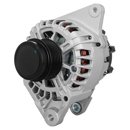 Image of New Alternator Compatible with Hyundai 2011-2017 Elantra, 2013-2014 Elantra Coupe, 2013-2017 Elantra GT, Kia 2012-2013 Soul, 2014-2016 Forte, 2014-2016 Forte Koup, 2014-2016 Forte5, 12V 90A CW