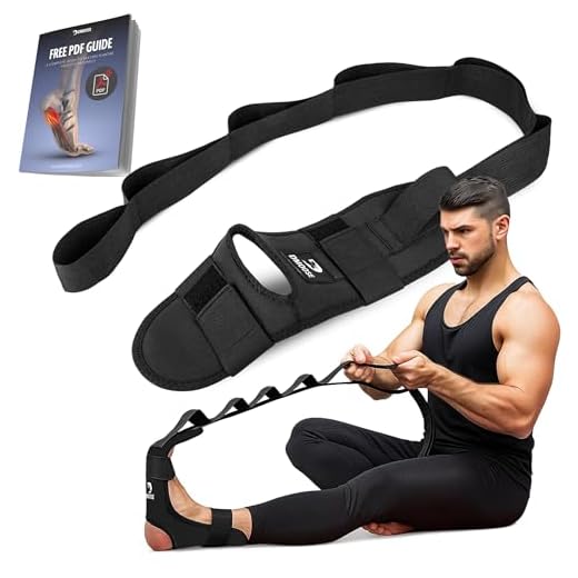 DMoose Fitness Estirador De Pies Y Pantorrillas Con Correa Acolchada Ajustable Para Fascitis Plantar, Isquiotibiales, Correa De Estiramiento De Piernas Para Yoga Para Mejorar La Flexibilidad