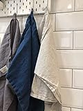 Flax Linen Bath and Hand Towel Set - Linen Spa Towel Set - 100% Linen Content