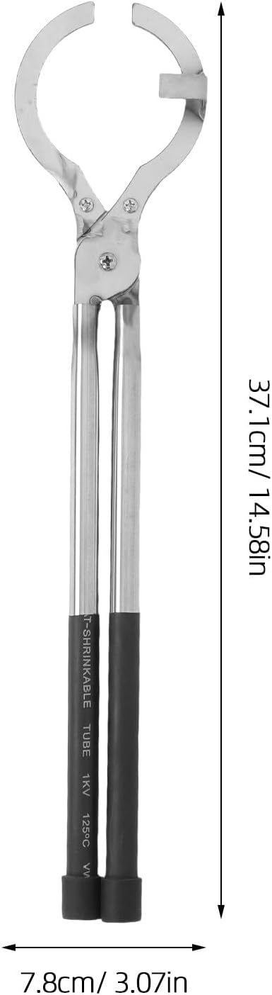 Stainless Steel Crucible Tongs for Jewelry Artisans, Secure Clamp
