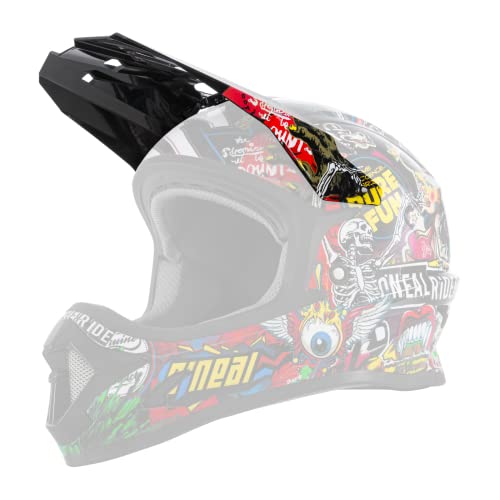 O'NEAL | Ersatzschirm Mountainbike-Helm | Kinder | Motocross MX Enduro | Ersatzschirm für SONUS Helmet Solid Youth | Visor SONUS Youth Helmet Crank | Multi | One Size