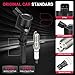 BDFHYK Ignition Coil Pack DG508 and Iridium Spark Plug SP493 SP479 Compatible with Ford F150 F250 1997-2010 Ford Explorer Crown Victoria 2003 2004 Ford Expedition Mustang Ford Coil Pack 5.4L Set of 8