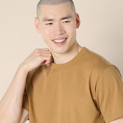 Amazon Essentials Men's Relaxed-Fit Heavyweight Cotton T-Shirt3