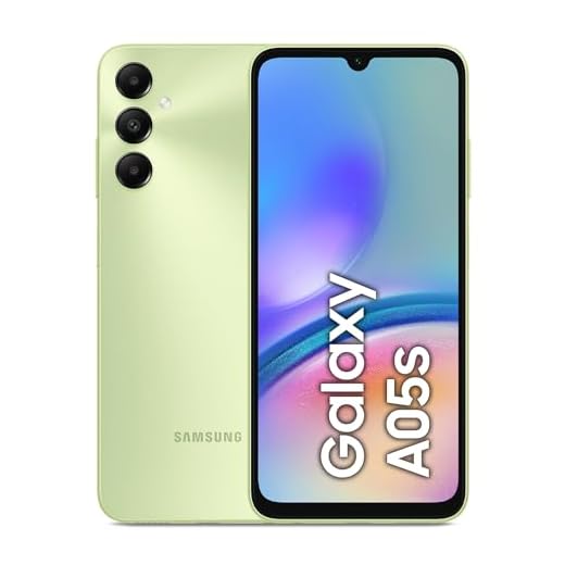 Samsung Galaxy A05s Smartphone Android, Display Infinity-U 6.7'', 4GB RAM, 128GB, Memoria Interna Espandibile fino a 1 TB, Batteria 5.000 mAh, Light Green [Versione Italiana]