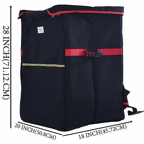 Image of Black Grocery /Courier /Parcel /Logistics /Ecommerce Delivery Bag,150 Litre Capacity Waterproof,28 * 20 * 18 Inches Size for Delivery Purpose
