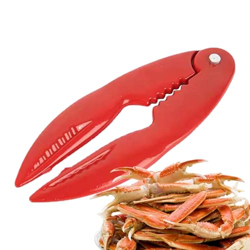 Crab Leg Cracker, Crab Cracker, Stainless Steel Lobster Tongs, Multifunctional Seafood Claws, Cracker Tools for Picnics, Family Dinners and Holidays by the Sea