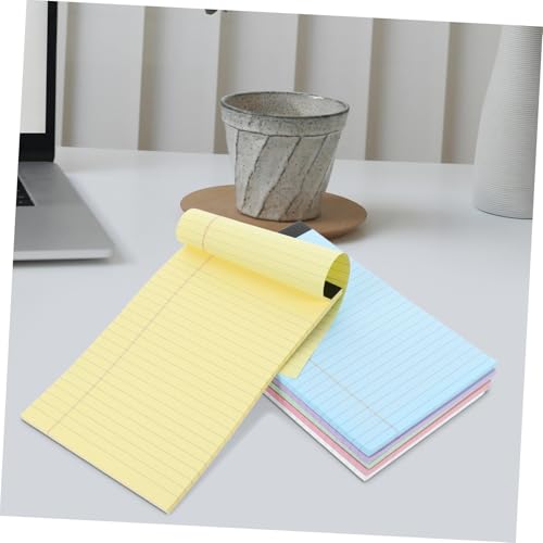 Notes lignés petits blocs de 6 pièces colorés pour réussir votre planification scolaire