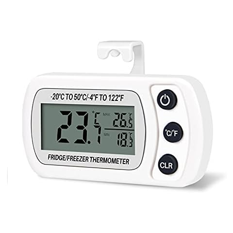 Termómetro de Frigorífico Thlevel con Pantalla LCD y Registro Máximo/Mínimo Cover