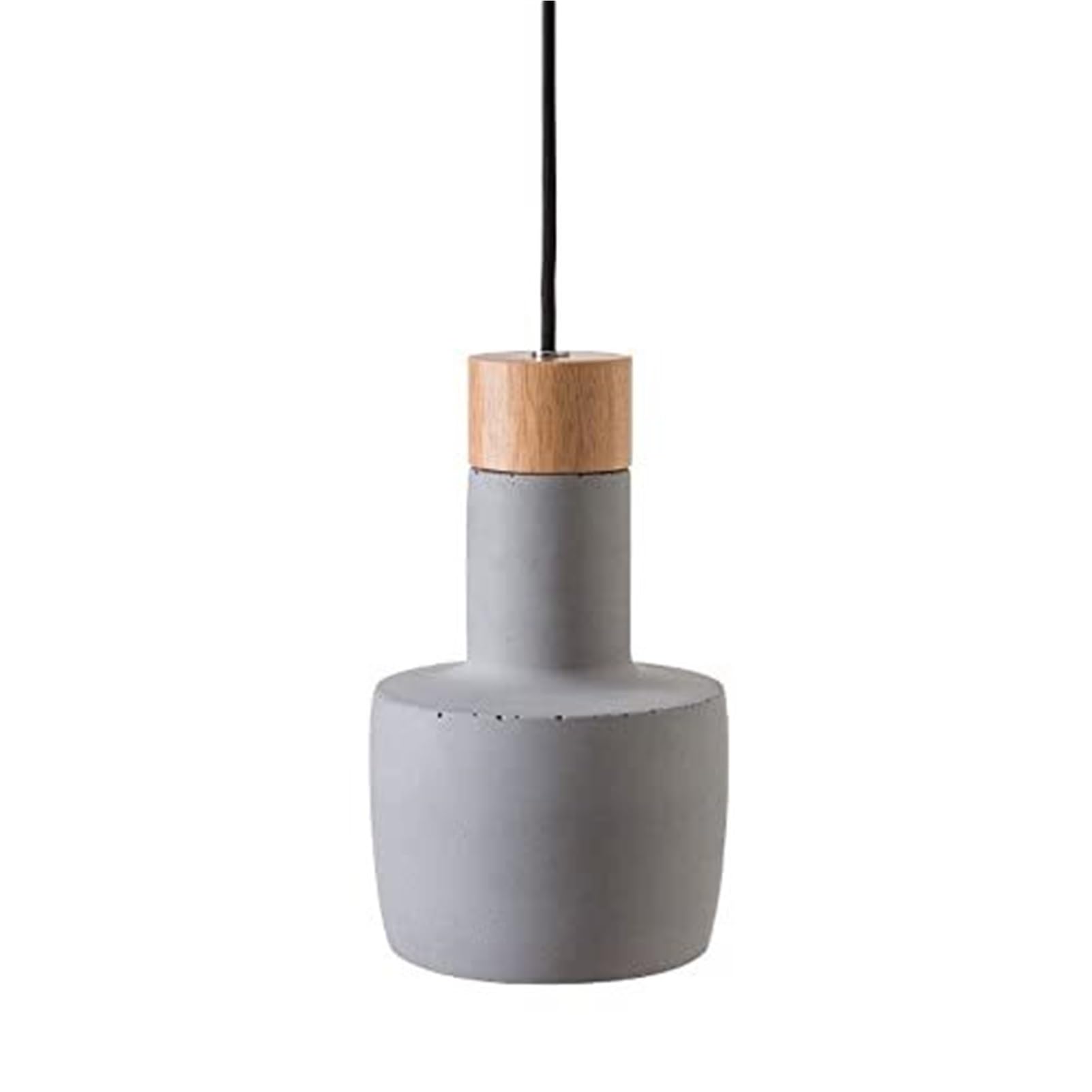 KBUUKYYXouy Nordic Minimalist Modern Macaron Gray Cement Pendant Lamp Chandelier Hanging Lighting Ceiling Fixture E27 for Bedside Dining Room Living Decor(Gray)