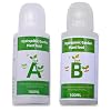2 Bottles Hydroponic Nutrients 20-23g/ Bottle Hydroponic Plant Food A and B for Indoor Plants, Vegetables, Fruits and Flowers