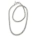 NOVICA .925 Sterling Silver Braided Chain Men's Necklace with Toggle Clasp, 21.75", Sleek'