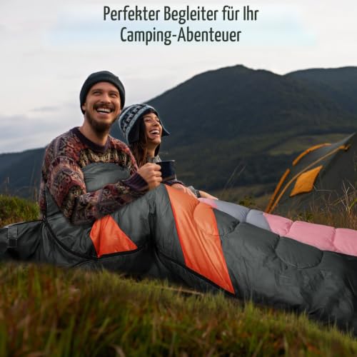 Zusentee Schlafsack 3-4 Jahreszeite für Outdoor Camping Warme Einzelne Erwachsene Wasserdicht Leichter Ultraleicht Schlafsack für… – Ansicht 6