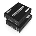 Produktbild SGEYR HDMI KVM Extender 395FT USB KVM Extender 120M Verlängerung über RJ45 Single Cat 5/5e/6/7 Unterstützung 1080P KVM Konsolen Ethernet HDMI Extensor mit IR Übertragung(Transmitter und Receiver)