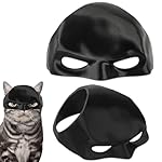 Cat Bat Mask Halloween Costumes Accessories for Cats, Cat Bat Cosplay Apparel (Large, Black Bat)