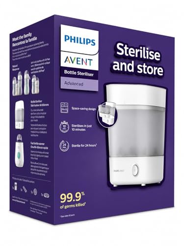 Philips Avent 3-in-1 Baby Bottle Sterilizer | No.1 Brand Recommended by Moms Worldwide | Kills...