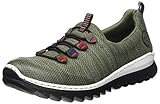Rieker Antistress Features Rieker Damen M62L2 Sneaker, Clear/vert/Brandy/Ozean/Wine/Asche 56, 42 EU