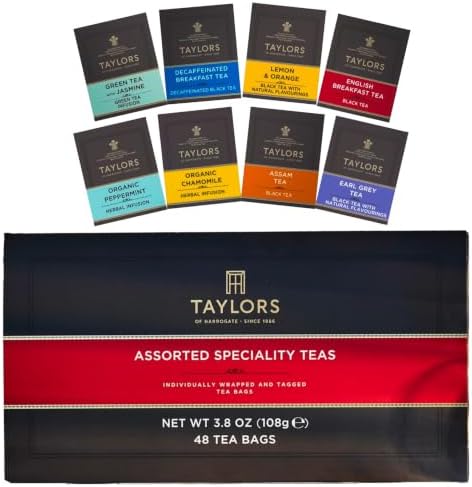 Taylors of Harrogate Assorted Speciality Tea Selection Box, 48 Te...