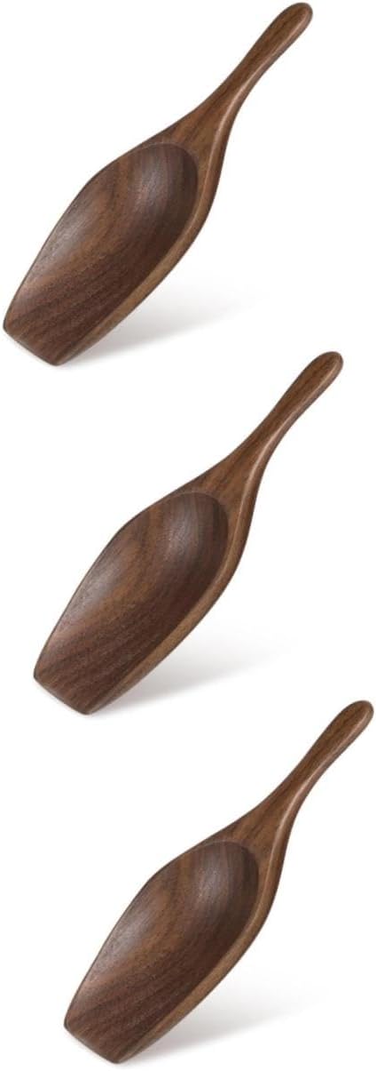 Zerodeko Teaspoon for Tea and Coffee One Design Natural Wood Scoop for Easy Cleaning and Freshness Kitchen Utensil for Home Use