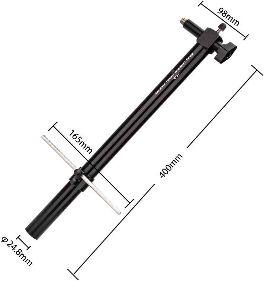 TEQIN Bike Alignment Tool, Bicycle Derailleur Hanger Alignment Gauge, Aluminum Alloy Ranging Tool Bike Repair Tool Purple