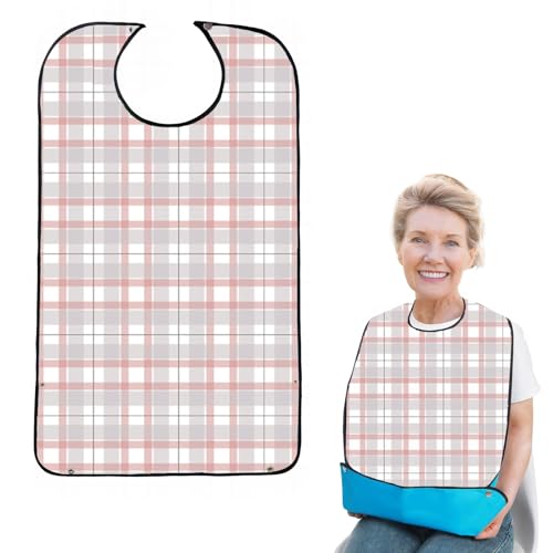 [HiLiBoom] 介護用エプロン 食事用エプロン 介護 介護用品 防水 汚れ防止 高耐久性 立体ポケット お手入れ簡単 よだれかけ 大人用 高齢者