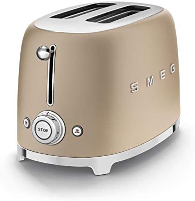 Smeg TSF01PBUK 2 Slice Toaster, Extra Wide Slots, 3 pre set options, Pastel Blue