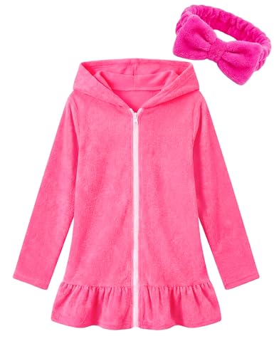 Image of Girls Swimsuits 3 Piece Bikini Bathing Suit Sets Cover-up Swimwear with Drawstring UPF 50+ Sun Protection