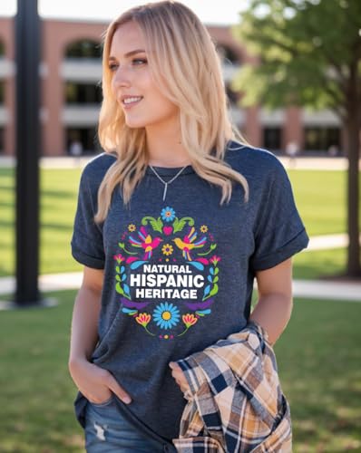 National Hispanic Heritage Month T-Shirt All Latino Strong Woman Latino Culture Celebration Shirts3