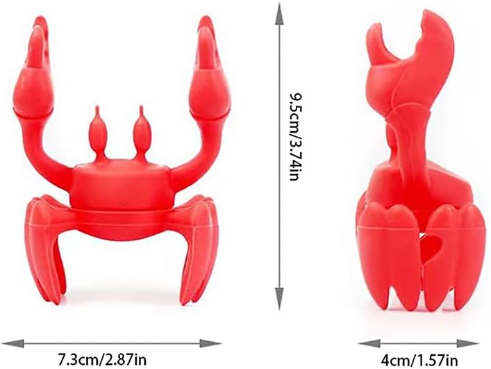 Miniatura 5 de Soporte de cuchara de silicona, soporte para cucharas de cangrejo, liberador de vapor, utensilios de cocina, barbacoa, vajilla, decoración del