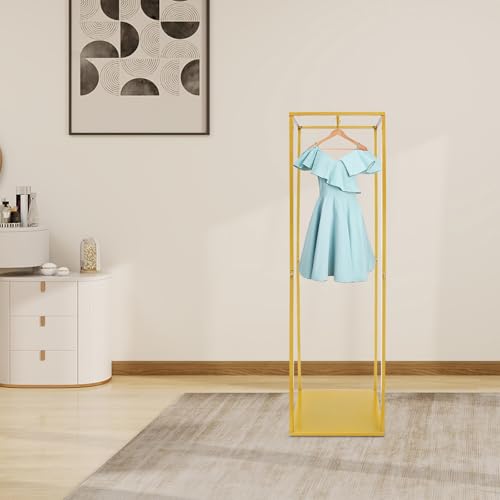 CLEADONG Portant à vêtements en métal - Carré tendance - Rail à vêtements en métal - Pour la maison, le commerce de détail ou l'utilisation commerciale - 182 cm – vue 3