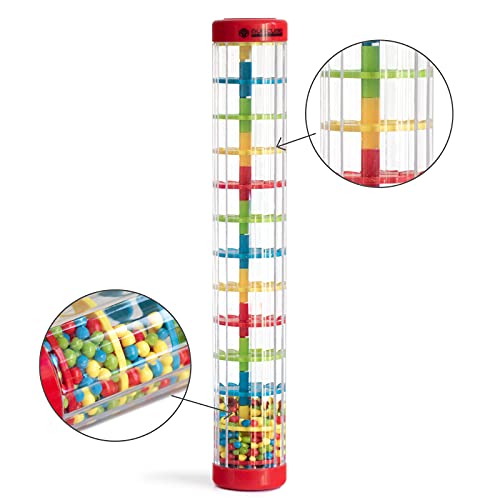 Musicube Rainmaker 12 Inch Baby Rain Stick Raindrop Sound Shakers Rattle Music Sensory Auditory Instrument Toys For Baby Girls Children Infant Toddler #TOP2