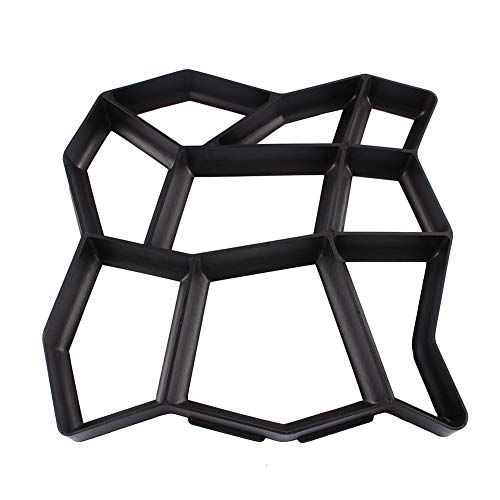 Estink Gehweg Form Betonform Schalungsform Betonpflaster Pflasterform Gießform Wiederverwendbare Garten Schablone 43x43x4cm