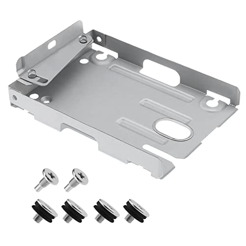 The Lord of the Tools Soporte de disco duro de 6,3 cm compatible con PS3 CECH-400X Series Super Slim HDD Soporte de montaje adaptador de bandeja de soporte con tornillos