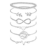 pulseras acero inoxidable Regalo ideal, perfecta para todas las ocasiones, Aniversario, celebración del compromiso, cumpleaños, reuniones, citas, boda o el desgaste diario, etc. También es un regalo ideal para el Día de San Valentín, aniversarios y cumpleaños.