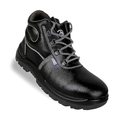 Image of Allen Cooper AC - 1008 Safety Shoe S.T. Booty Print Leather - PU - D.D - D.C Sole - High Ankle