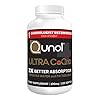 Qunol-Ultra-CoQ10-100mg-3x-Better-Absorption-Patented-Water-and-Fat-Soluble-Natural-Supplement-Form-of-Coenzyme-Q10-Antioxidant-for-Heart-Health-120-Count-Softgels Qunol CoQ10 100mg Softgels, Ultra CoQ10 100mg, 3x Better Absorption, Antioxidant for Heart Health & Energy Production, Coenzyme Q10 Vitamins and Supplements, 4 Month Supply, 120 Count