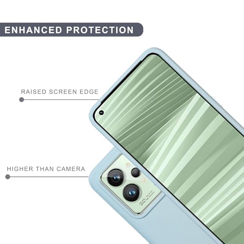 Image of SPRIG Compatible with Realme GT 2 Pro Premium SilkTone Back Cover Drop Tested Shock Proof Mobile Case for Men, Women, Boys and Girls with Camera Protection (Light Blue)
