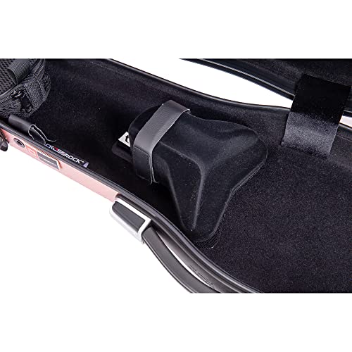 Crossrock Poly Carbon Fits 4/4 Violins, Anti-Scratch Shaped Flight Case In Rose Gold(Crf4020Svrg) #TOP4