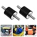 Garneck 4pcs Rubber Mounts Shock Absorbers Double-Ended Threaded Anti Vibration Isolators M8x23mm with Vv30x30mm Rubber Dampers for Car and Boat Industrial Use