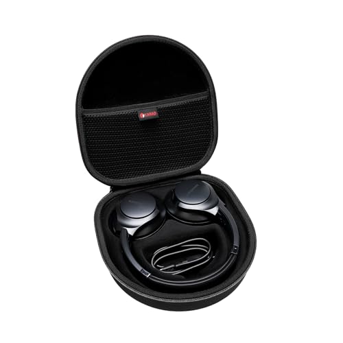 XANAD Case for Anker Soundcore Space Q45 / Soundcore Life Q35 / Q30 / Q20 Active Noise Cancelling Headphones (Black Lining)