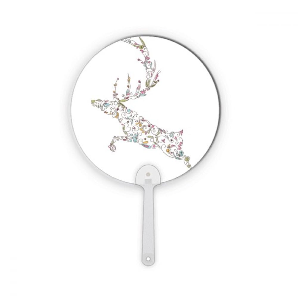 Renne de Noël plastique rond suspension sapin et ornement DIY