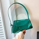 Womens-Hobo-Bag-PU-Leather-Shoulder-Bag-Glossy-Handbag-Underarm-Purse-Top-Handle-Satchels-Small-Totes