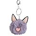 Produktbild Alcyoneus Nette Katze Kunstpelz Flauschigen Ball Schlüsselanhänger Tasche Mädchen Anhänger hängenden Schlüsselring Geschenk (Grau)